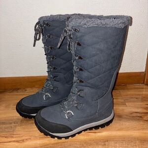 BearPaw Women's Dark Gray Winter Boots